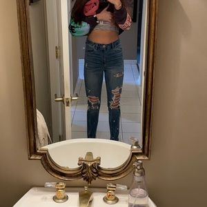 American Eagle high rise skinny jeans
